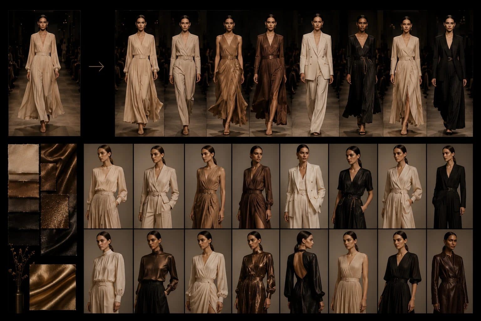 From one runway look to a collection